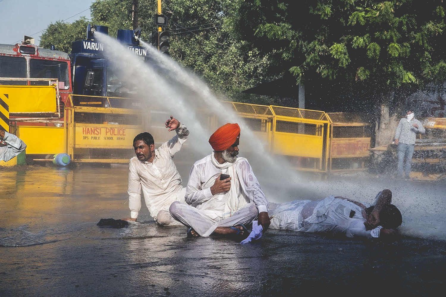 Indian Farmers Attacked by Police